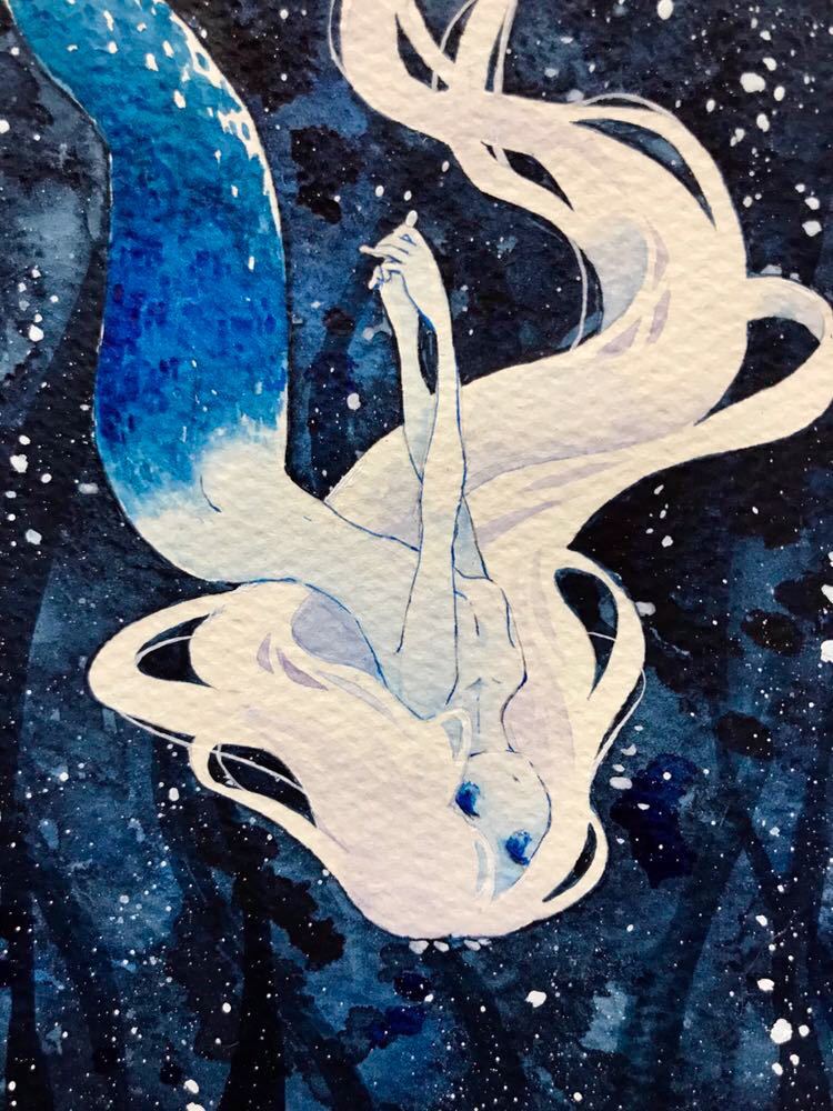 手描きイラスト オリジナル 人魚 海の底 手描きイラスト 売買されたオークション情報 Yahooの商品情報をアーカイブ公開 オークファン Aucfan Com