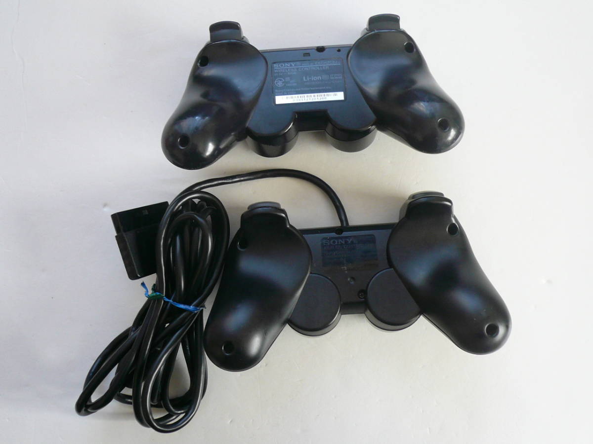 Sony Ps3ワイアレスコントローラーcechzc2j Ps2コントローラー Scph 2点セット 動作未確認 B1251 アクセサリ 周辺機器 売買されたオークション情報 Yahooの商品情報をアーカイブ公開 オークファン Aucfan Com