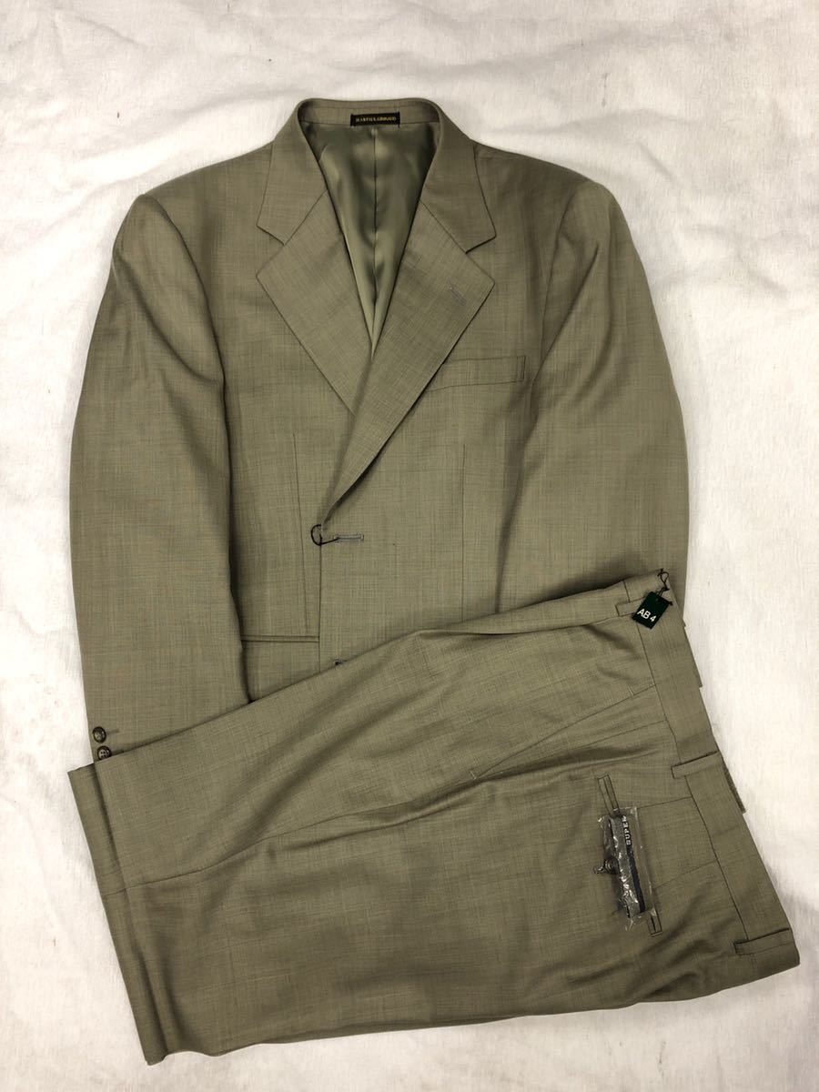 ポールスミスロンドン×【伊】チェルッティ社特注Super150\'sラムウール Paul Smith LONDON スーツ A-52 XL 裏地 柄 パープル マルチカラー Paul スーツ ポールスミスロンドン×伊チェルッティ社特注Super150's シングルスーツ ポールスミス× DELFINO
