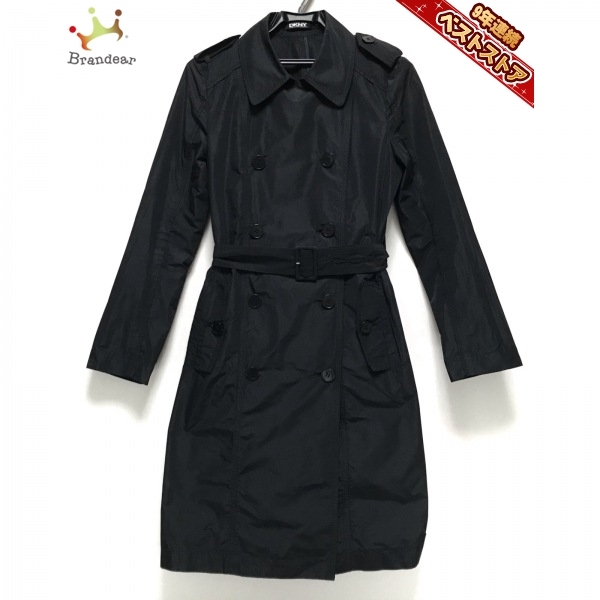 ダナキャラン DKNY トレンチコート サイズ2 M - 黒 レディース 長袖/春  