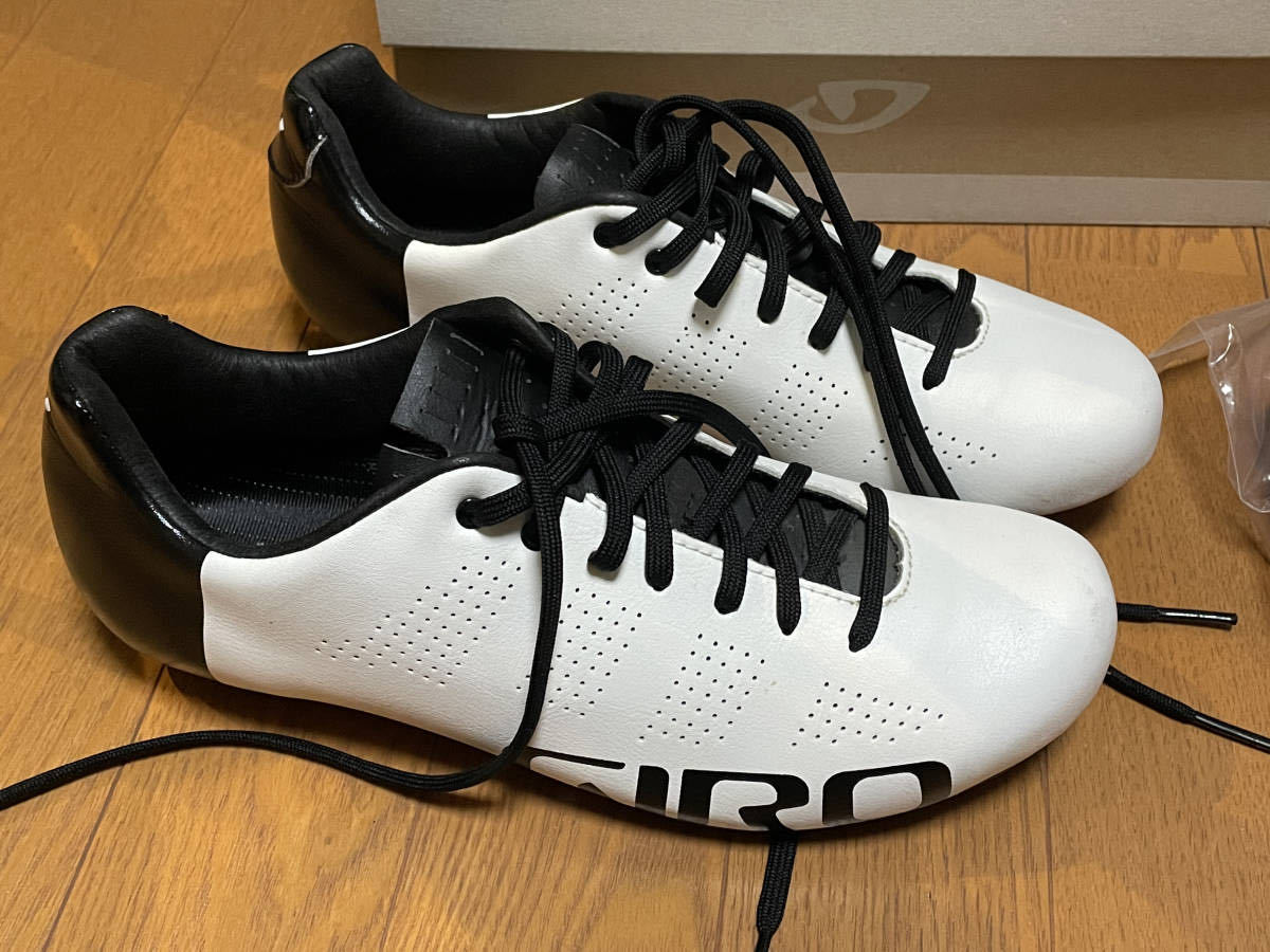 GIRO ジロ EMPIRE ACC EU40／25cm 白x黒 ROAD ビンディングシューズ （対応クリート:ROAD3穴 SPD-SL等)_2