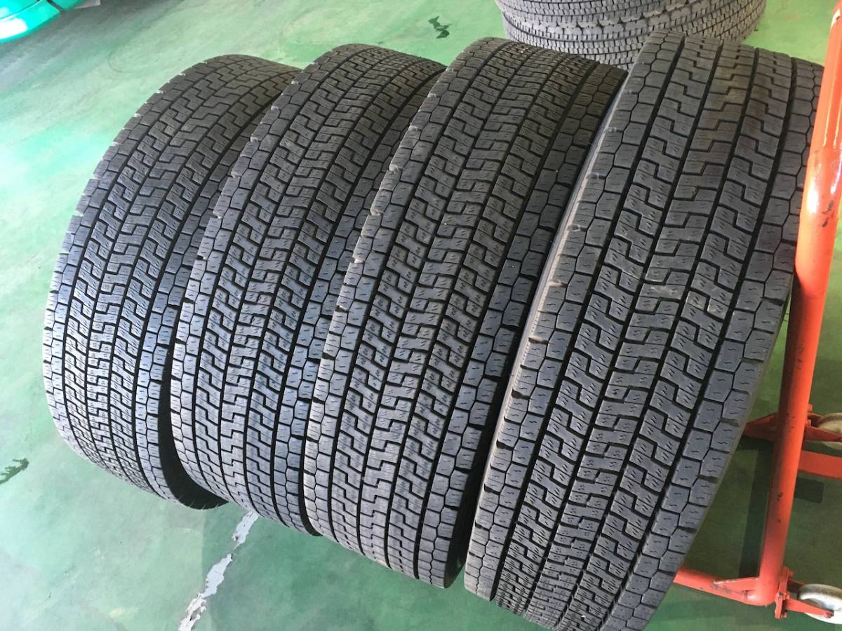 k923-1-2 ☆275/80R22.5 YH ヨコハマ ZEN903ZW 中古スタッドレス 4本 