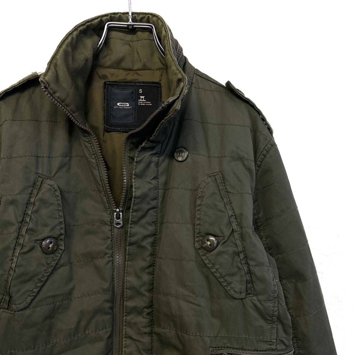G-STAR RAW（ジースターロゥ）ミリタリージャケット メンズS 中綿入り 