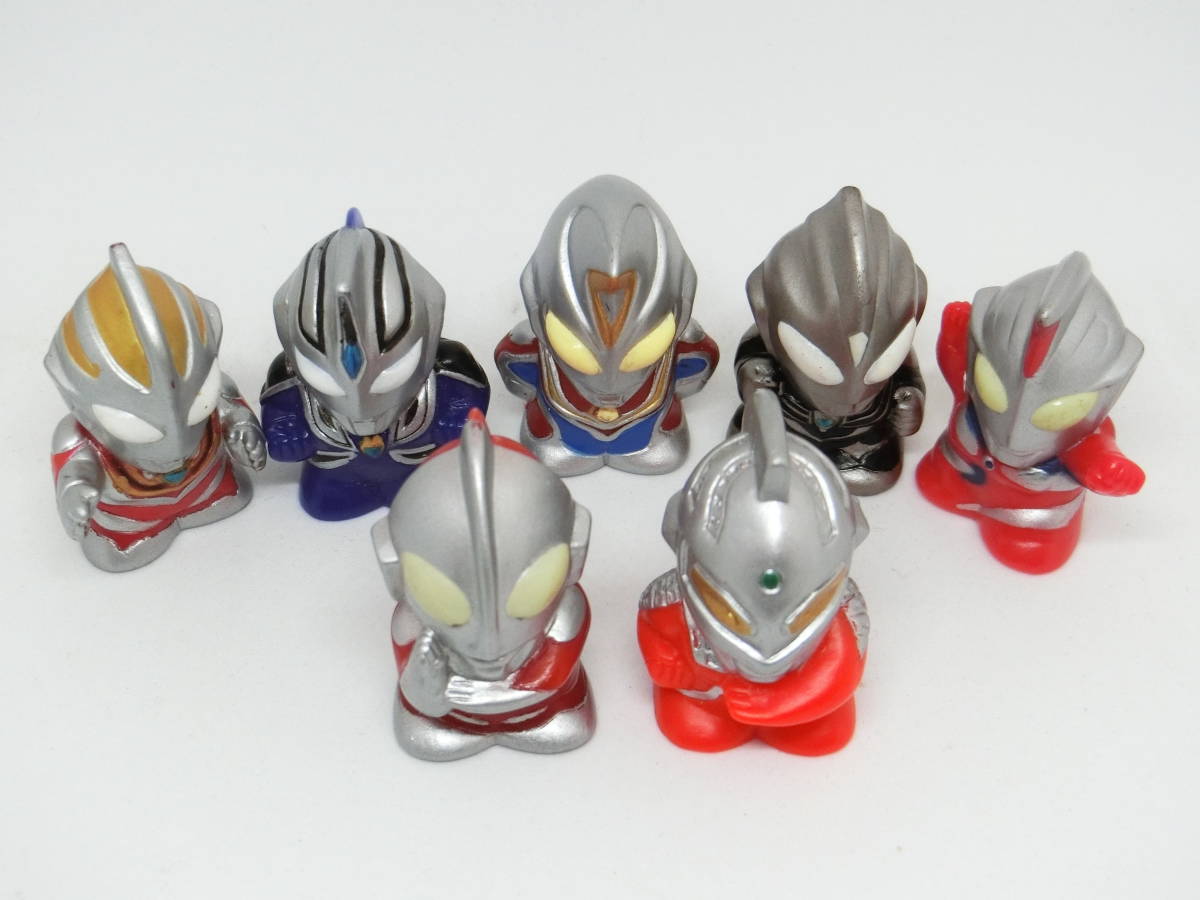 ウルトラマン ミニ指人形 7体セット 初代 セブン ティガ ダイナ ガイア コスモス アグル ウルトラマン 売買されたオークション情報 Yahooの商品情報をアーカイブ公開 オークファン Aucfan Com