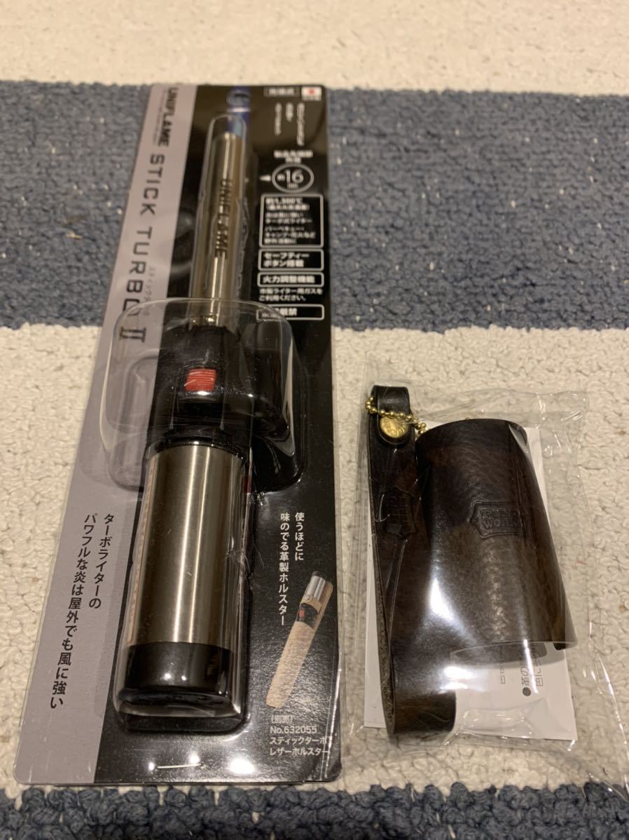 新品未使用】ユニフレーム スティックターボⅡ ピノワークス レザー 