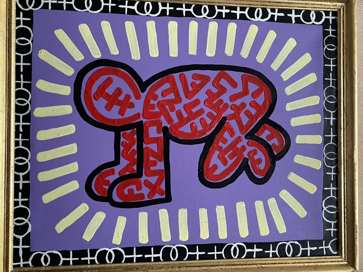 直筆肉筆!キース・ヘリング Keith Haring 「Radiant Baby」1983 直筆肉筆!キース・ヘリング Keith Haring 「Radiant Baby」1983