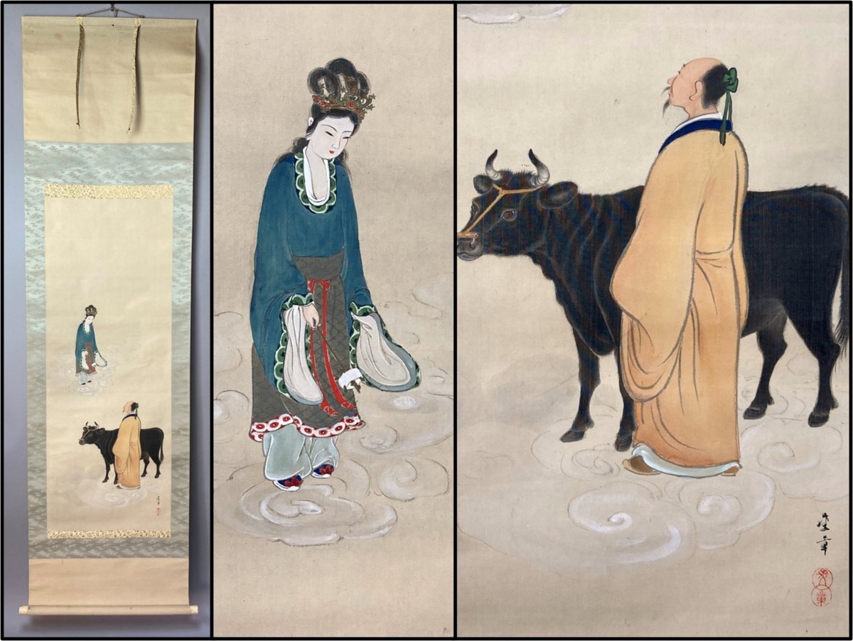 銘:義章 仏画 肉筆 絹本 掛け軸 仏教美術 軸装品 掛軸 2026年最新Yahoo!