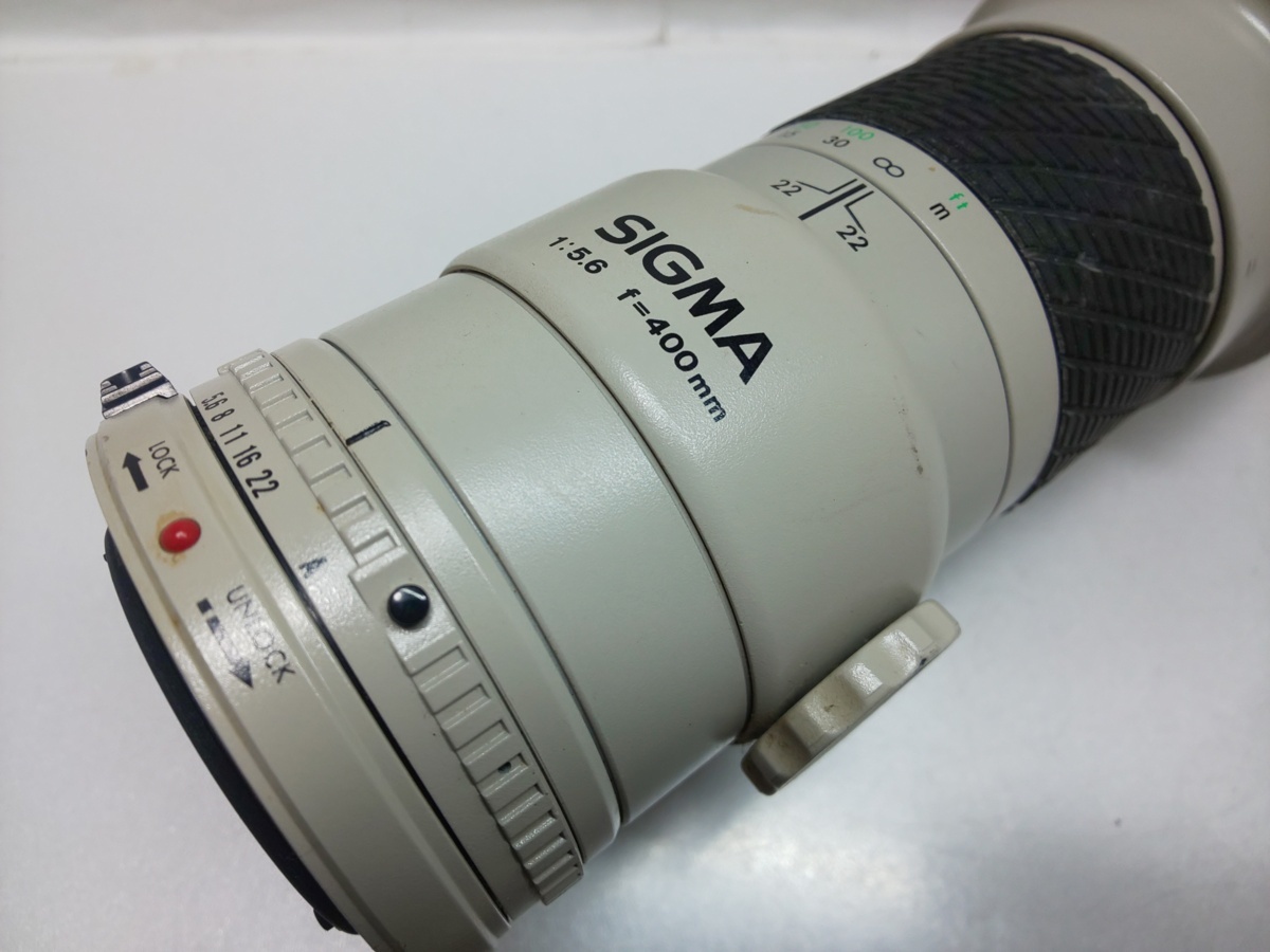 中古】SIGMA TELEPHOTO APO 400mm F5.6 キャノン FD用 シグマ 大カビ 