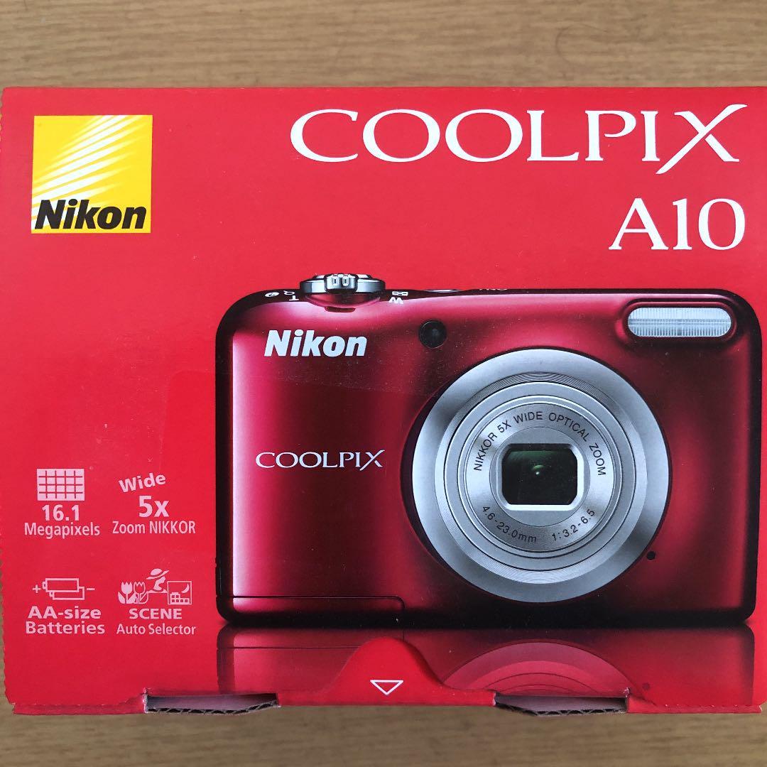 新品未開封デジカメ 『Nikon COOLPIX Affinity COOLPIX A10 RED