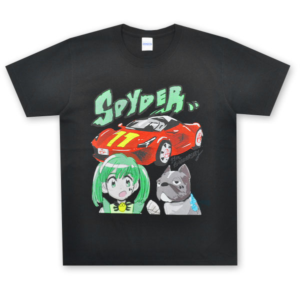 即決 新品 tシャツ 黒 lサイズ SPYDER X JUN INAGAWA Special
