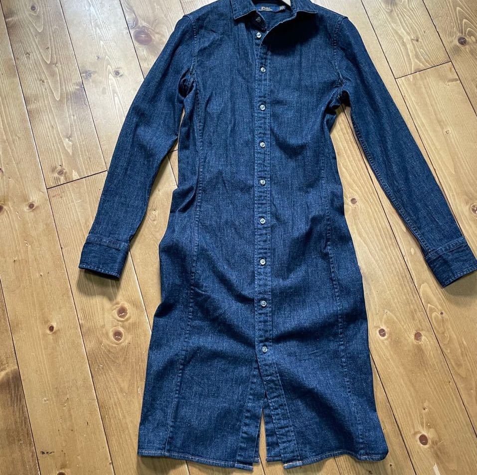 D78 Polo Ralph Lauren ポロラルフローレン 3 2万 2 M デニムワンピース ミディ丈 羽織ものにも ワンピース ロング 売買されたオークション情報 Yahooの商品情報をアーカイブ公開 オークファン Aucfan Com
