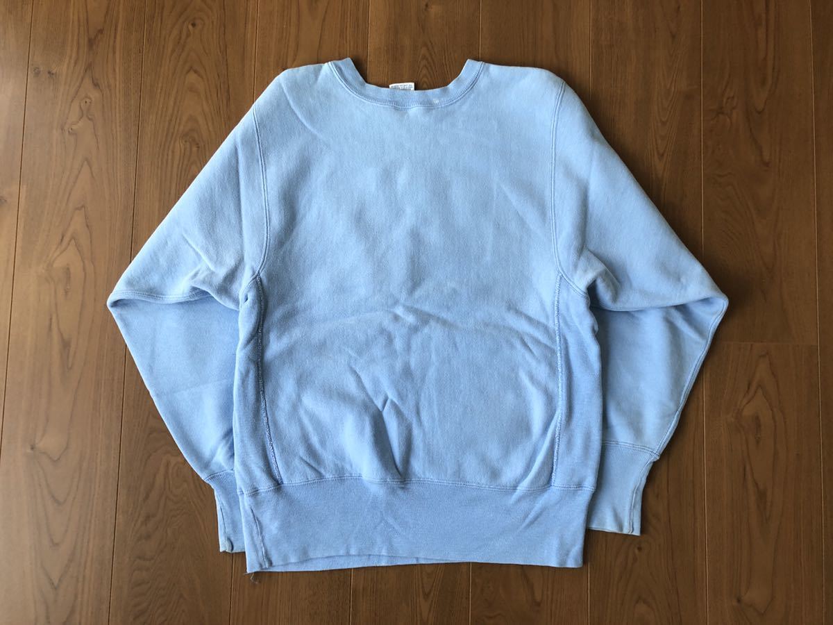 希少 90s チャンピオン USA製 リバースウィーブ UCLA M 水色 ☆ 70s 