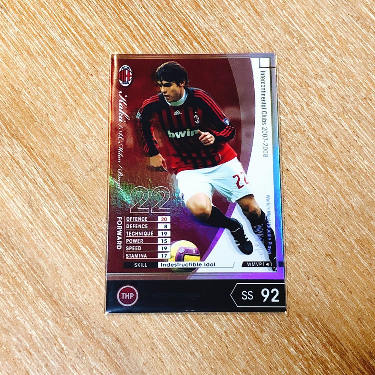 ★FOOTISTA★07-08WMVPカカ★ACミラン★テンプレ★コスト140★印刷ミス無し美品★WCCF★フッティスタ★コード解除済_1