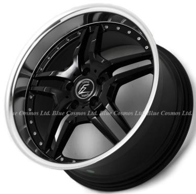 黒xダイヤカット 究極リム深度80mm 8.5JJ&9.5JJ★タイヤ付セット アルファード ヴェルファイア セルシオ マジェスタ クラウン