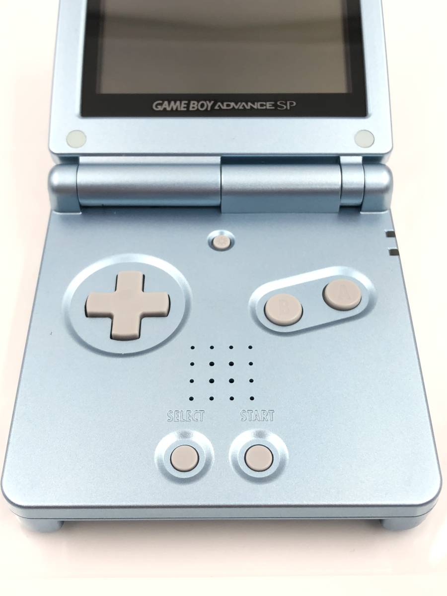 同様 超 完品 ゲームボーイアドバンスSP パールブルー 画面傷なし あり 