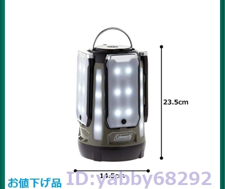 【新品未使用】Coleman クアッドマルチパネルランタン オリーブ 新品%色オリーブ (Amazon.co.jp限定) コールマン(Coleman) ランタン