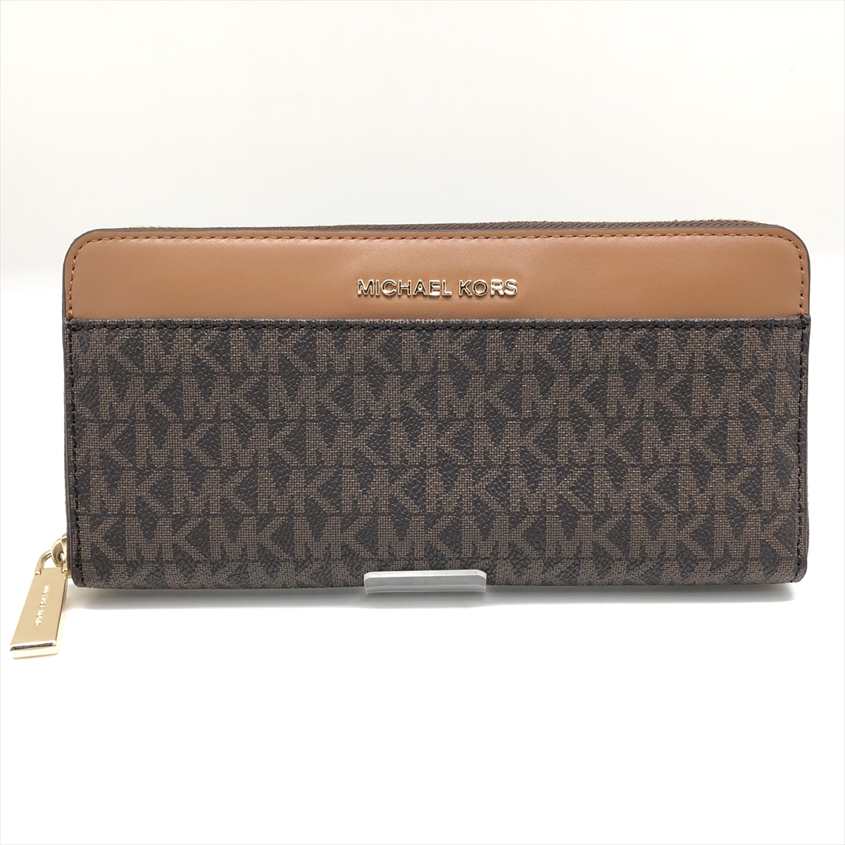 MICHAEL KORS マイケルコース MKロゴ ラウンドファスナー 長財布 