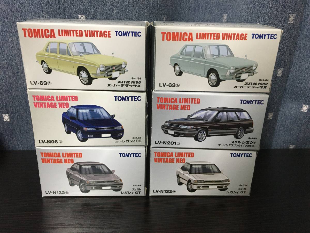 トミカリミテッドヴィンテージ スバル 6台セット