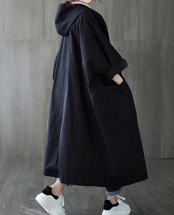 春がきた 大きいポケットがかわいい 大きいサイズ スプリングコート薄手黒 スプリングコート 売買されたオークション情報 Yahooの商品情報をアーカイブ公開 オークファン Aucfan Com