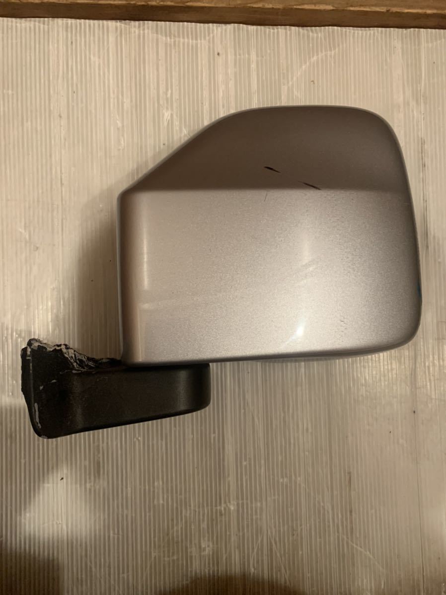 S321V S331V ハイゼット カーゴ 左ドアミラー 電動格納 シルバー ジャンク_1