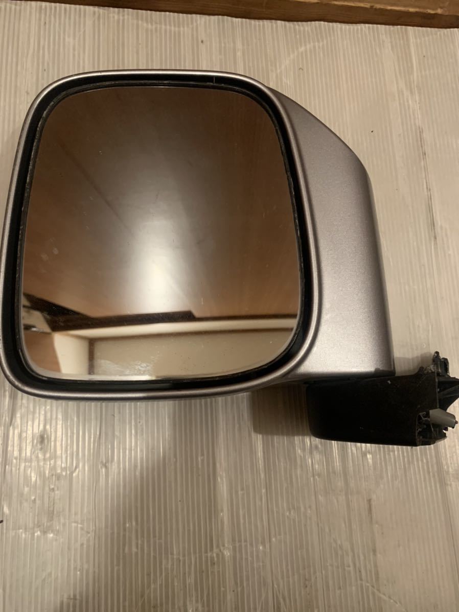 S321V S331V ハイゼット カーゴ 左ドアミラー 電動格納 シルバー ジャンク_2