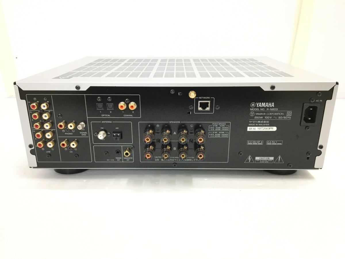 美品 YAMAHA ヤマハ R-N803 上級 ネットワーク レシーバー アンプ