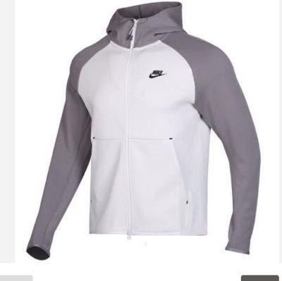 ナイキ　2XL　テック　フリース　フルジップ　フーディ ナイキ NIKE テック フリース フルジップ フーディ 928484-078 灰白