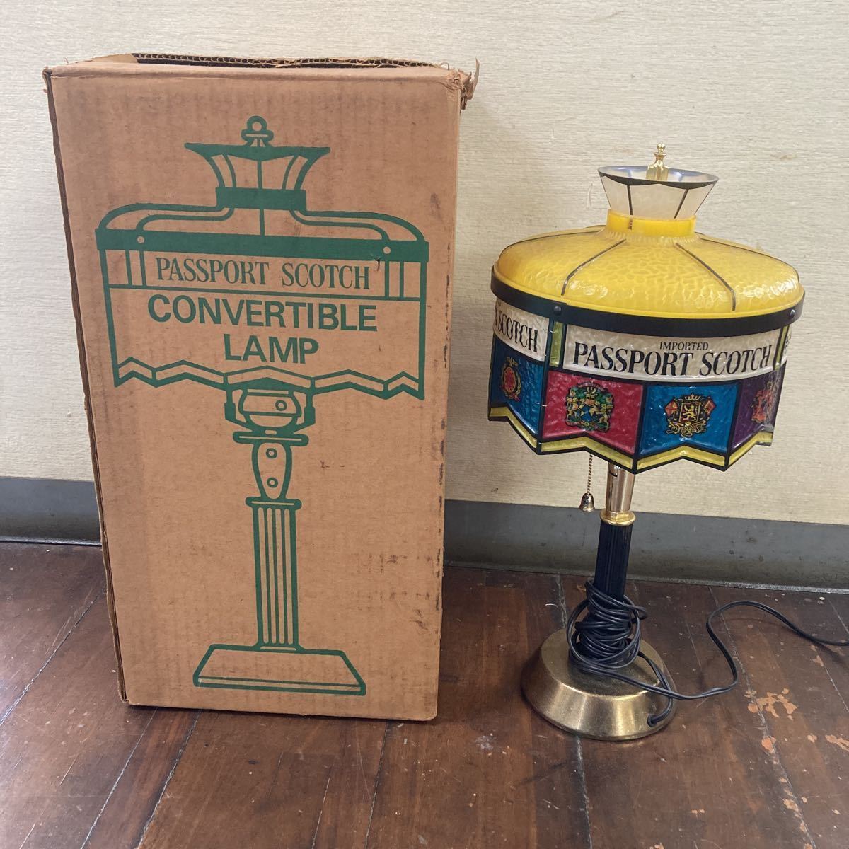 美品 レトロ PASSPORT SCOTCH CONVERTIBLE LANp Passport Scotch Blended Whisky | In 1970s レトロ : r⁄Scotch 美品