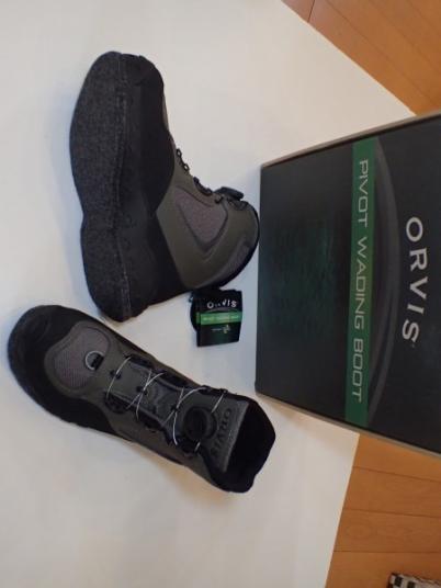 正規品，新品 ORVIS ＰＩＶＯＴ ウェーディングブーツ フェルト底 サイズＵＳ－９(その他)｜売買されたオークション情報、yahooの商品情報をアーカイブ公開 - オークファン その他