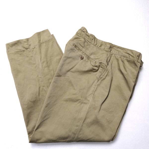 50's 米軍実物 US ARMY ボタンフライ コットン チノパンツ (30位