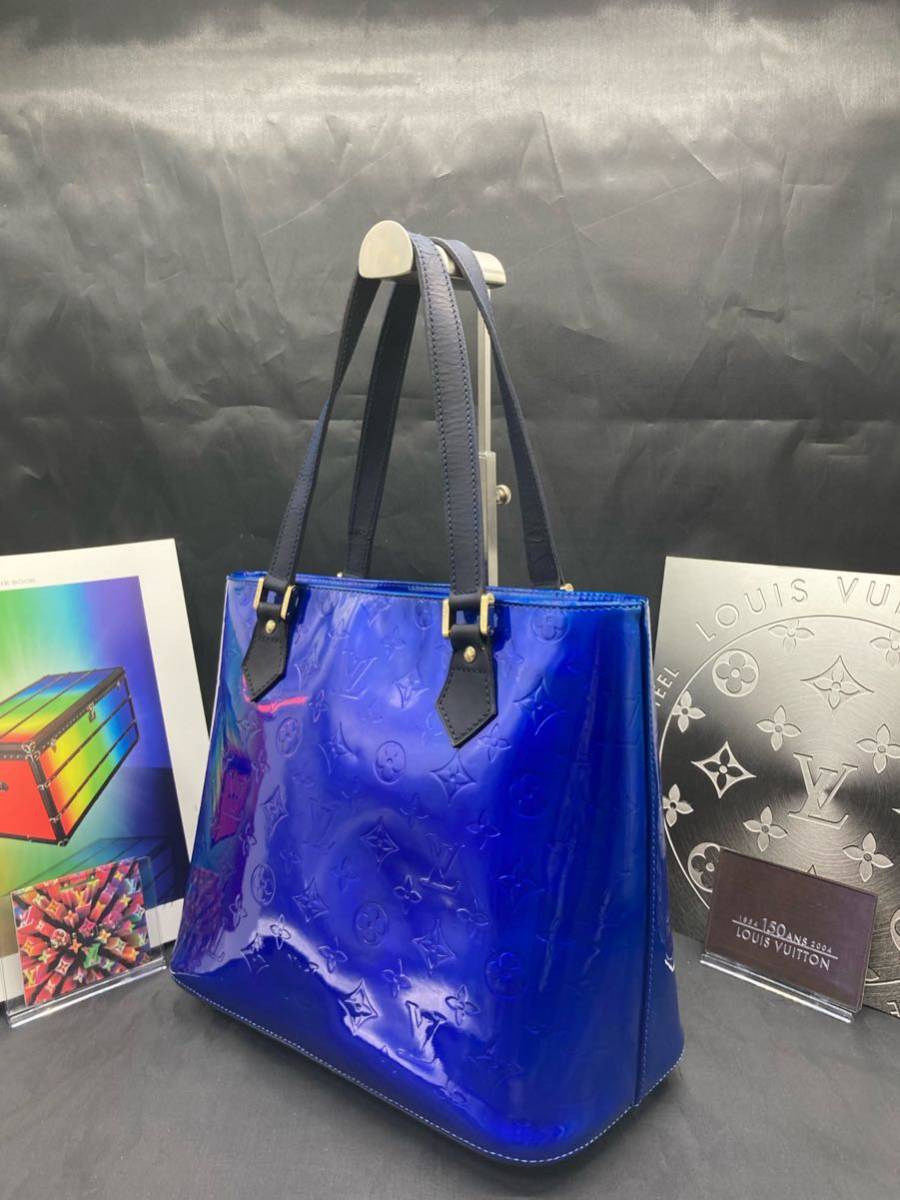 1円～・ピカピカ・LOUISVUITTON・ヴェルニ ・ヒューストン・ルイ 