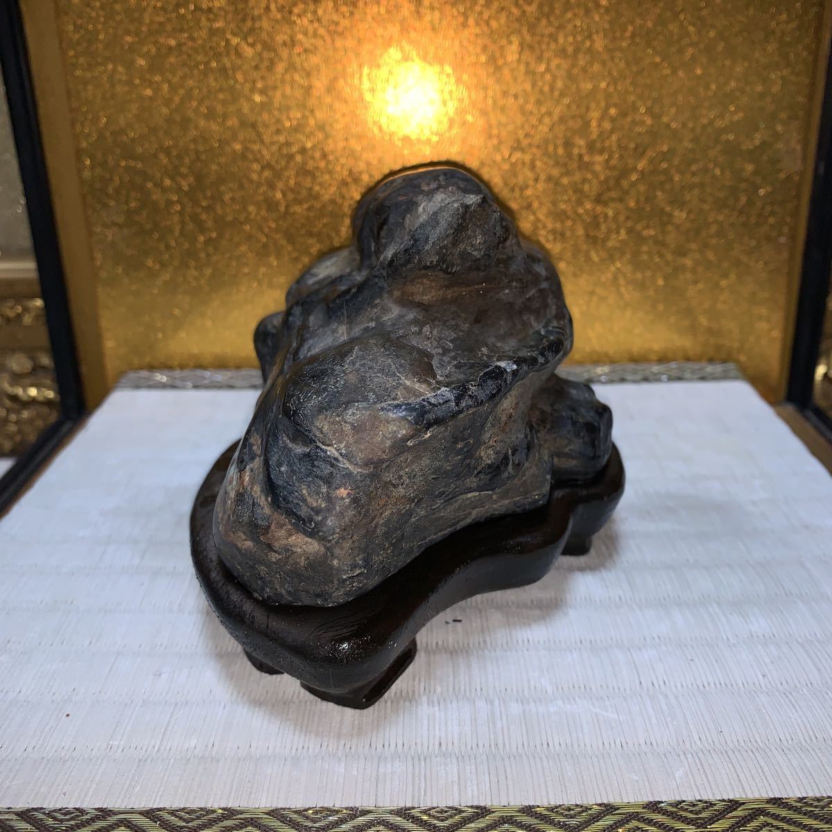 水石 鑑賞石 盆石 観賞石 菊花石 天然石 置物 自然石 盆栽 公式通販 赤石