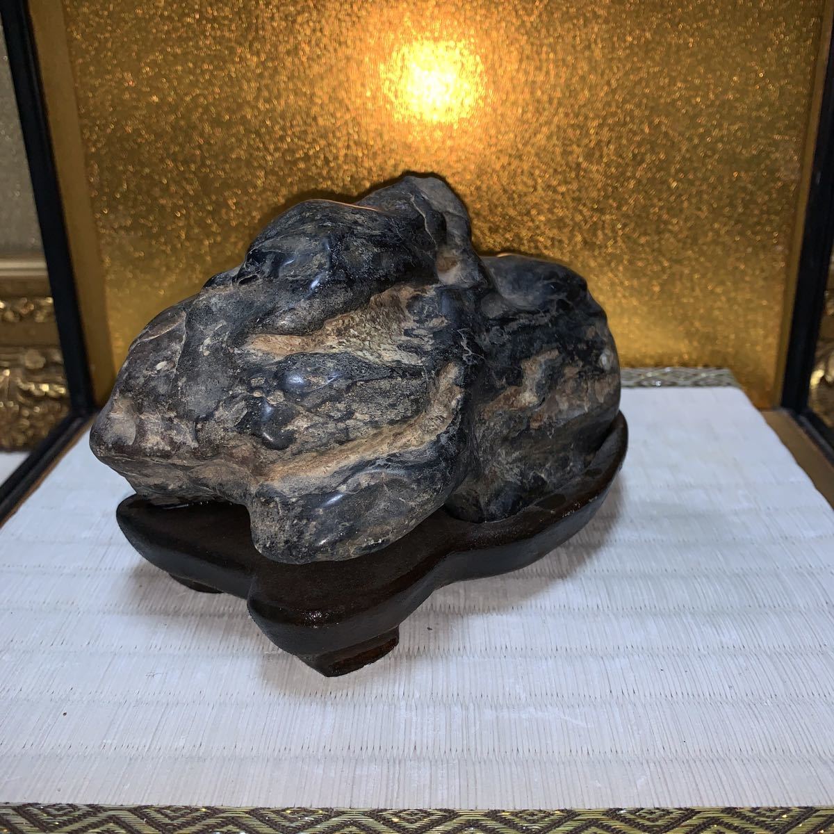 水石 鑑賞石 盆石 観賞石 菊花石 天然石 置物 自然石 盆栽 公式通販 赤石
