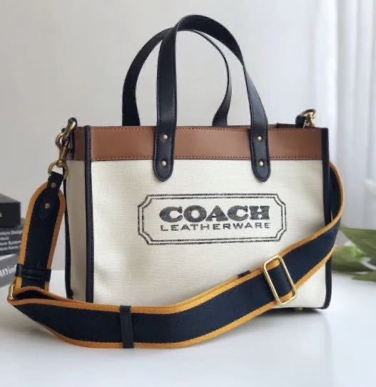 COACH コーチ 89448 レディース バッグ Field Tote 30 キャンバスフィールドトート 在庫1個限り