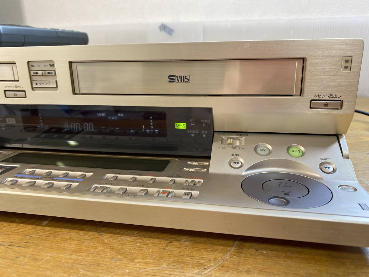 映像機器 SONY WV-DR7 S-VHS DV MINI DV ビデオデッキ /リモコン無し