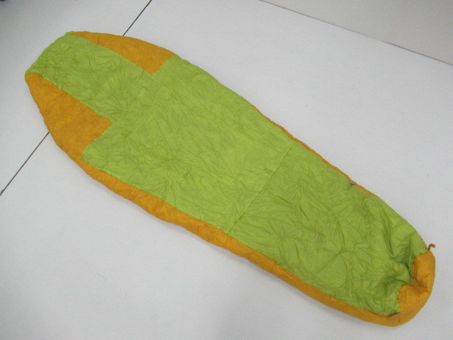 ファイントラック ポリゴネスト オレンジ ショートシュラフ 寝袋