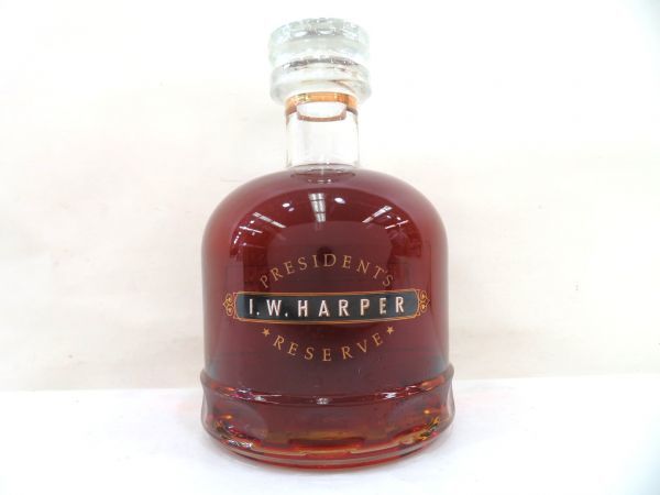 I.W.ハーパープレジデントリザーブ750ml 43% 未開栓 箱無 ウイスキー 古酒 I.W.HARPER ハーパー PRESIDENT'S プレジデント リザーブ