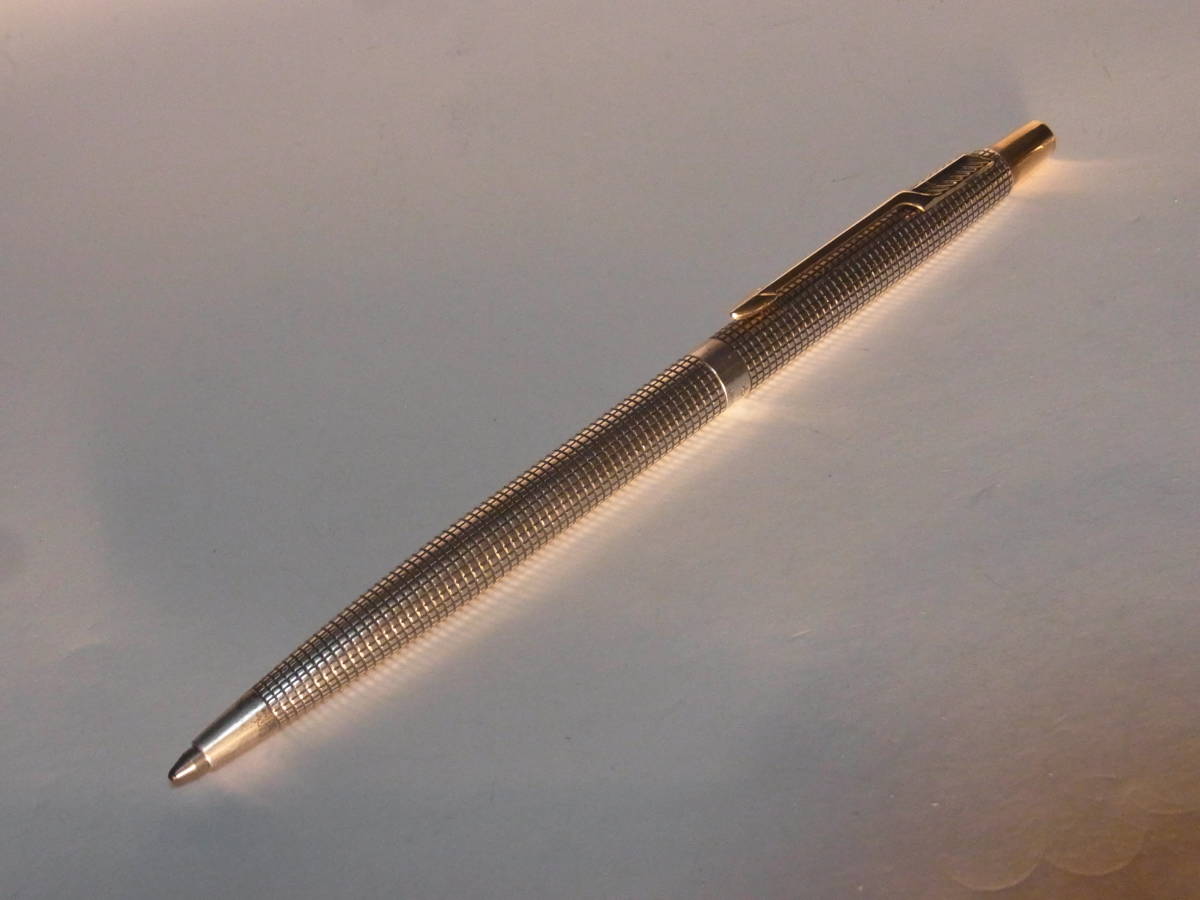 Parker 万年筆　ボールペン　14K sterling PARKER 75 銀無垢 万年筆 ボールペン 美品 14K Nib Sterling SIver 14