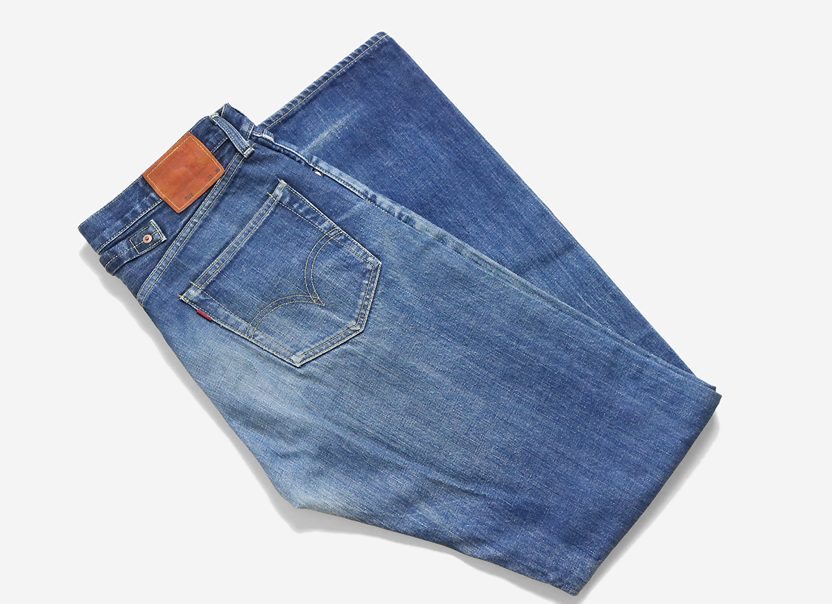 Levi's ◆702XX デニムパンツ インディゴ W33 セルビッチ 赤耳 ビッグE 80s 1988年 日本製 ジーンズ リーバイス ◆No.5/HP11