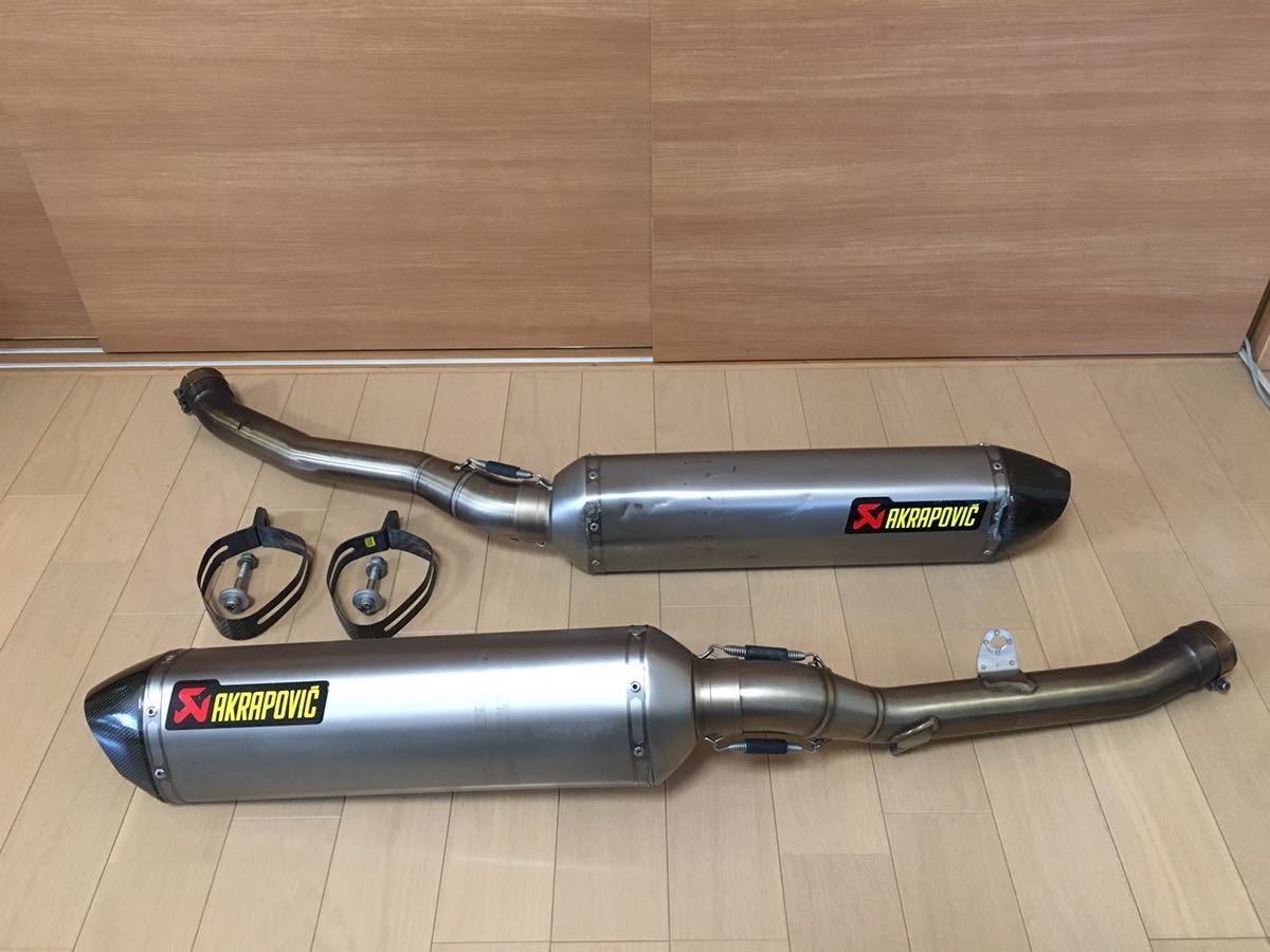 カワサキzx14r アクラポビッチ スリップオンマフラー パーツ