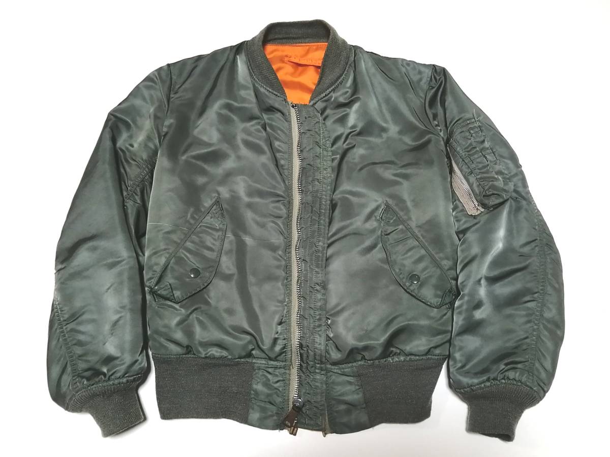 超希少 70s 民間品 MA-1 縦ステッチ コンコルド CONCORD社製 MIL-J-8279E