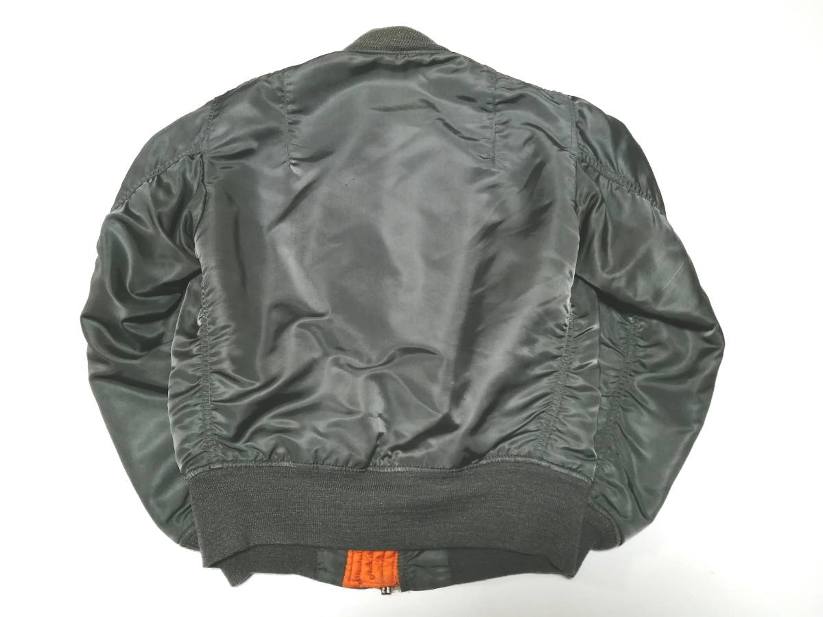 超希少 70s 民間品 MA-1 縦ステッチ コンコルド CONCORD社製 MIL-J