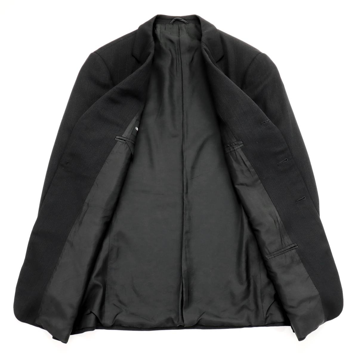 頂点の一着◎50万「GIORGIO ARMANI/ジョルジオアルマーニ」BORGO21 黒 