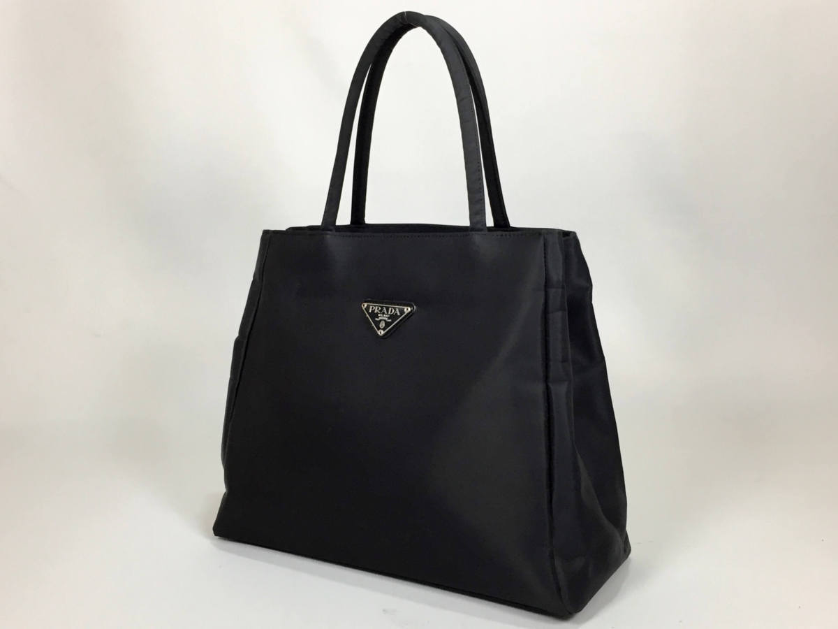 極美品 使用わずか】 PRADA プラダ トートバッグ ナイロン ブラック
