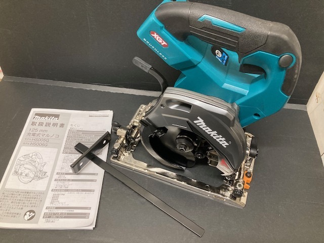 【中古開封のみ店頭展示品 、店頭併売商品】マキタ HS005GZ 40Vmax 125mm充電式マルノコ 【102-210329-KK-03-FUR】