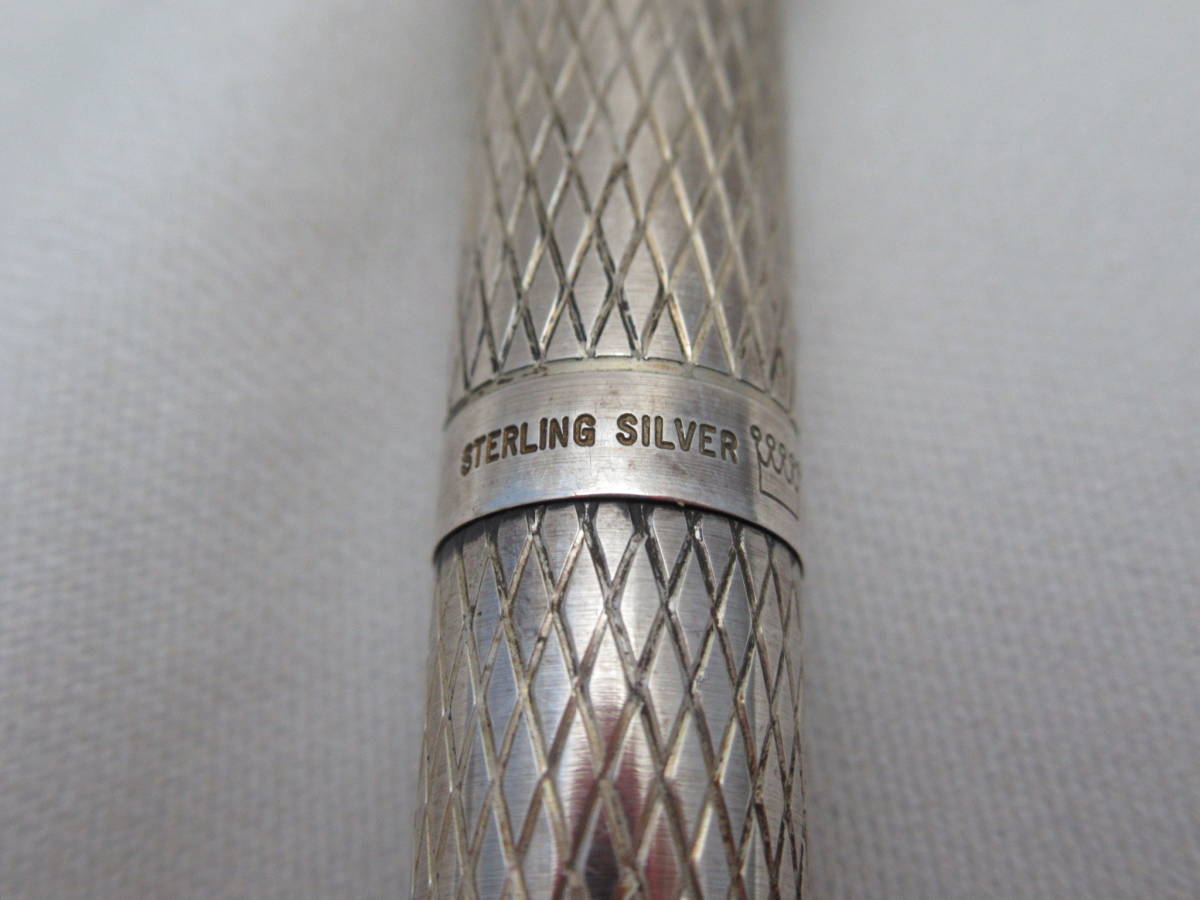 SHEAFFER STERLING SILVER U.S.A 万年筆14K 刻印 万年筆 SHEAFFER | ペン先14K⁄585刻印 ショップ ヘリテージ SHEAFFER