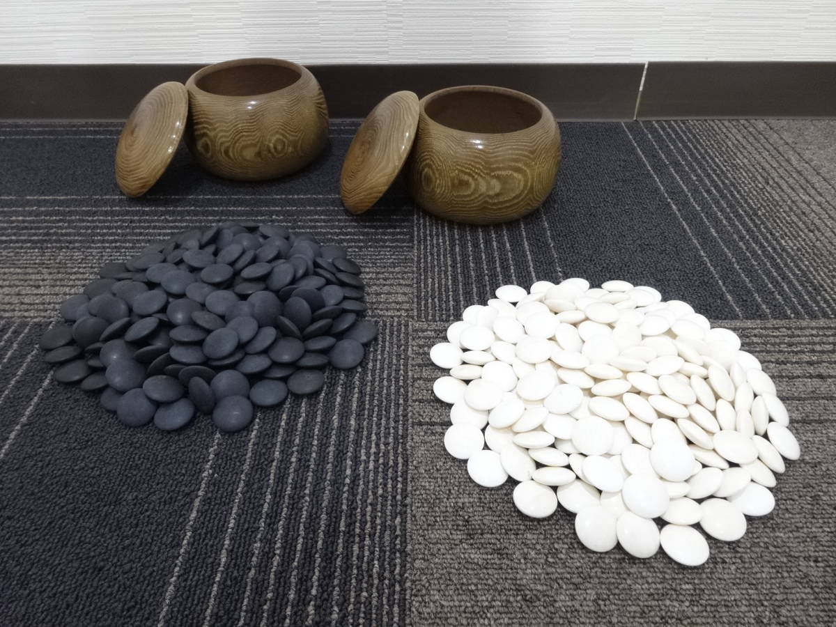 囲碁 日向特製蛤碁石那智黒碁石 0 実用 厚み8.4mm - Yahoo