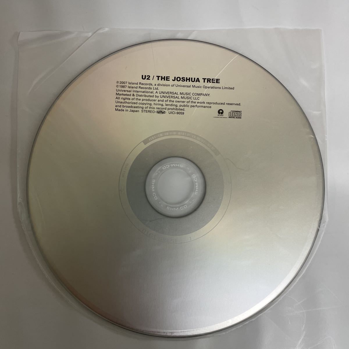 U2 The Joshua Tree SHM CD 初回限定盤 廃盤 U2 - The Joshua