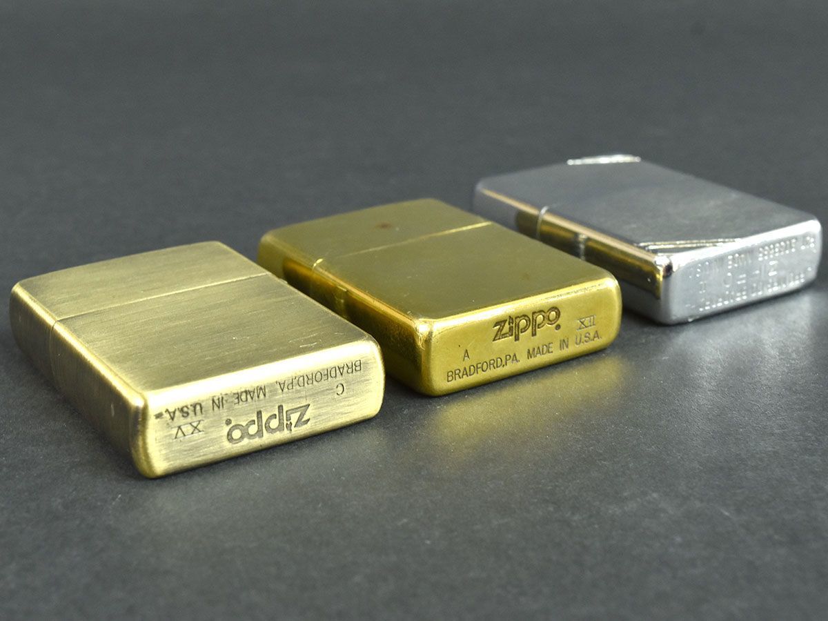 97529☆着火未確認 ZIPPO ジッポ/ オイルライター 3点まとめ セット