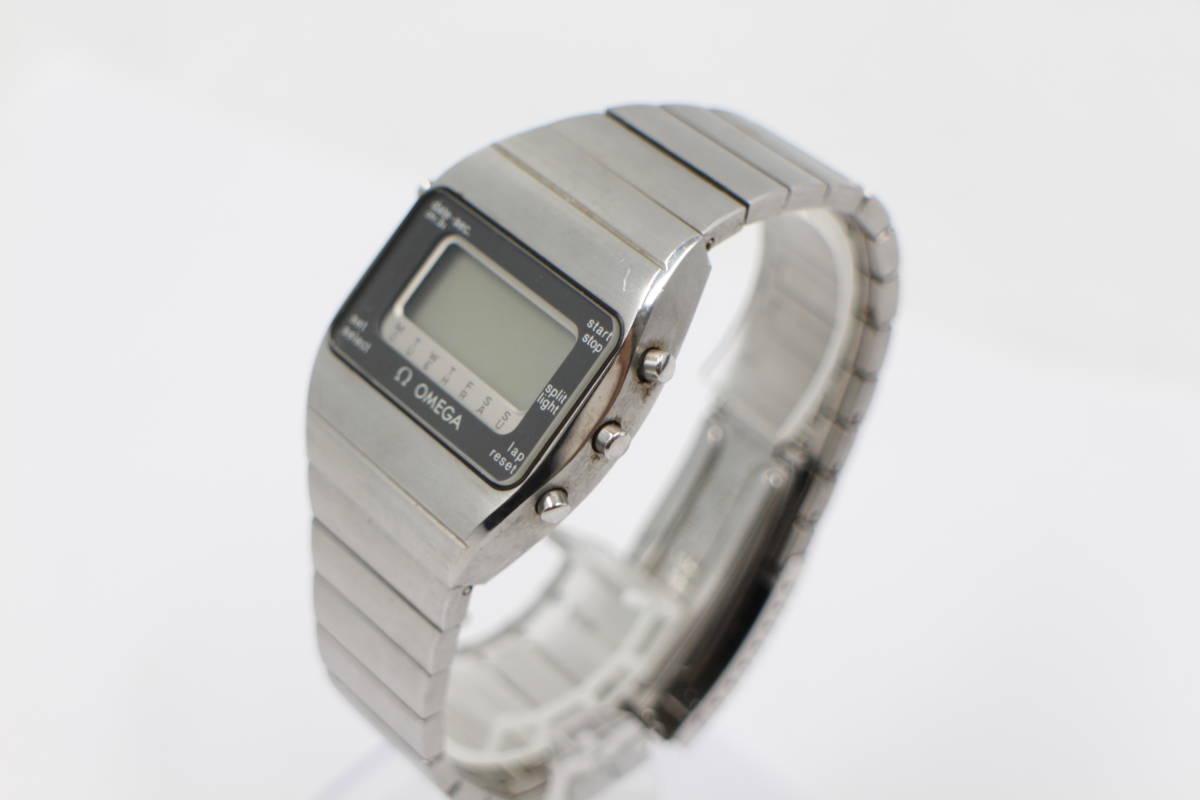 【OMEGA オメガ】 デジタル メンズ 腕時計 純正ベルト 1250/200 ヴィンテージ レトロ ヴィンテージ 希少 レア